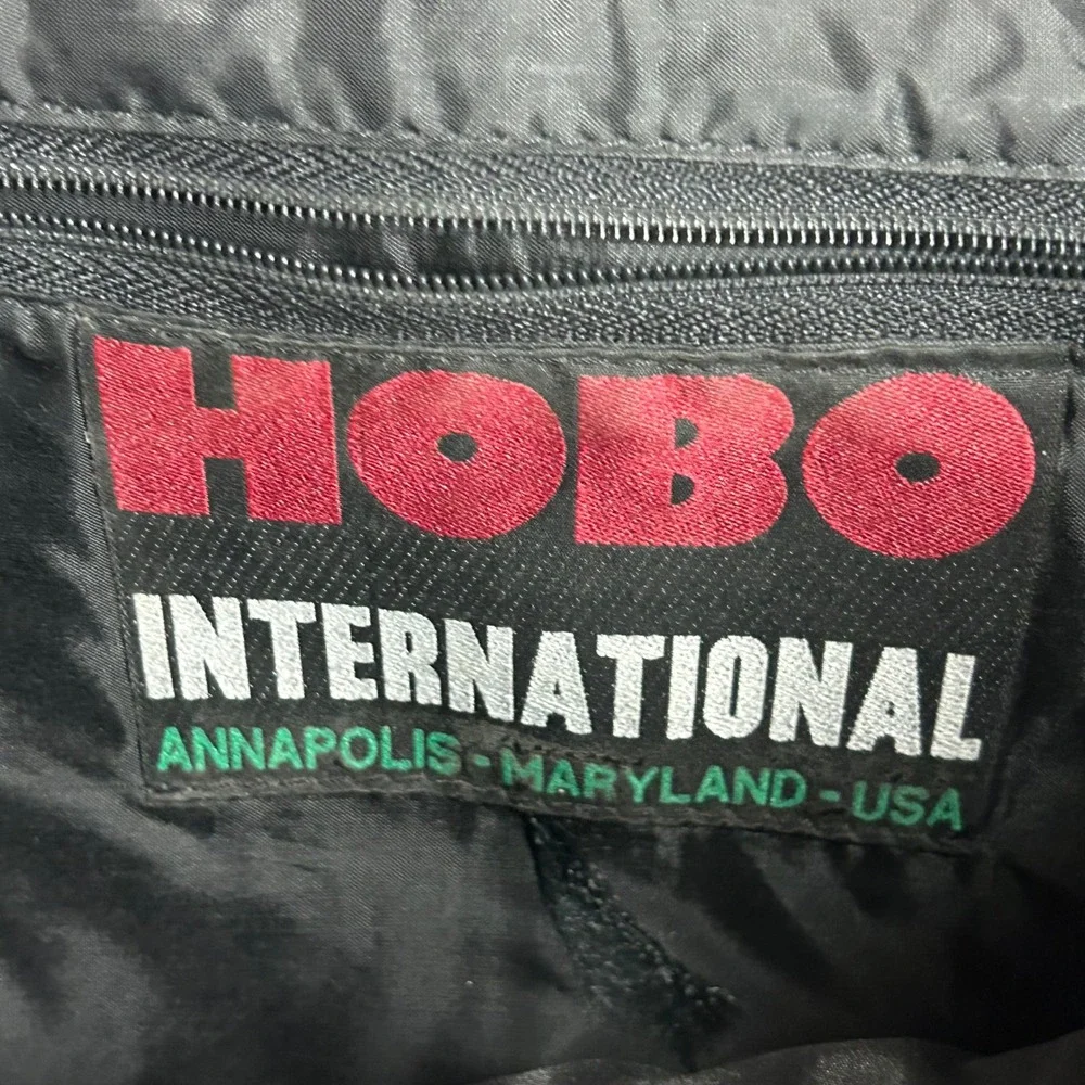 Hobo International Messenger Bag Brown Unisex L Leather Distressed Vintage 0207